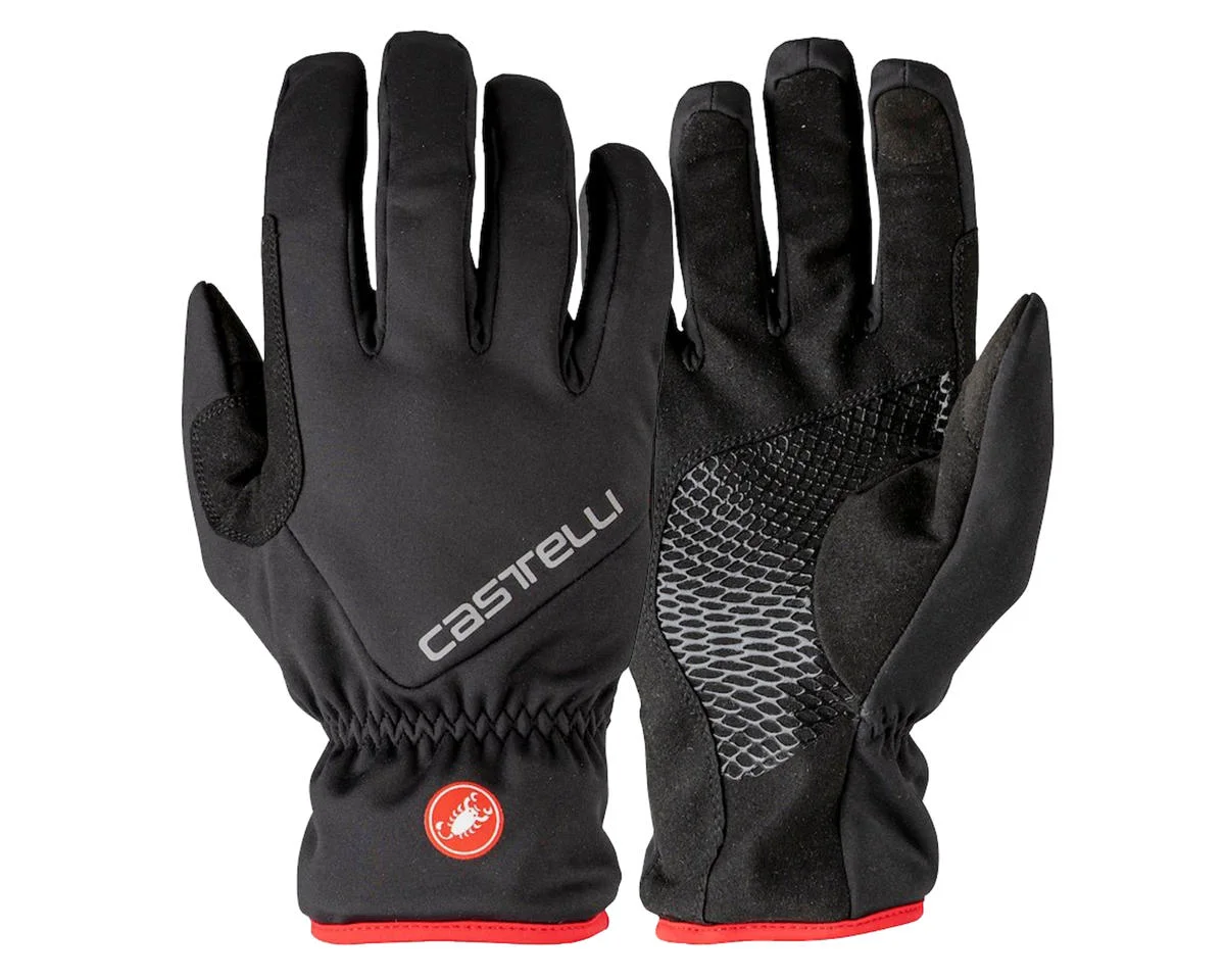 Castelli Entrata Thermal 2 Full Finger Glove (Black) (S)